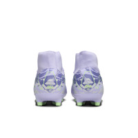 Nike Zoom Mercurial Superfly Academy 10 Grass/Artificial Grass Football Shoes (MG) Light Purple Light Yellow