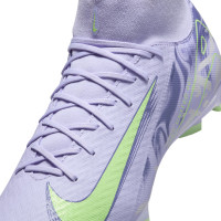 Nike Zoom Mercurial Superfly Academy 10 Grass/Artificial Grass Football Shoes (MG) Light Purple Light Yellow