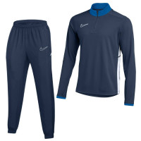 Nike Academy 25 Trainingspak 1/4-Zip Donkerblauw Blauw Wit