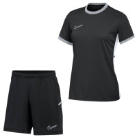 Nike Academy 25 Trainingsset Dames Zwart Grijs Wit