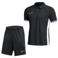 Nike Academy 25 Polo Training Set Black Grey White