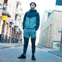 Nike Tech Fleece Joggingbroek Sportswear Donkergrijs Grijs Zwart