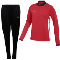 Nike Academy 25 Trainingspak 1/4-Zip Dames Rood Zwart Wit