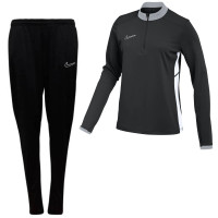 Nike Academy 25 Trainingspak 1/4-Zip Dames Zwart Grijs Wit