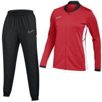 Nike Academy 25 Full-Zip Kids Tracksuit Red Black White