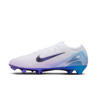 Nike Zoom Mercurial Vapor 16 Elite Gras Voetbalschoenen (FG) Wit Blauw Paars