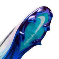 Nike Zoom Mercurial Superfly 10 Elite Gras Voetbalschoenen (FG) Wit Blauw Paars