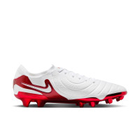 Nike Tiempo Legend Elite 10 Gras Voetbalschoenen (FG) Wit Rood