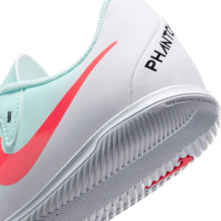 Nike Phantom GX Club II Zaalvoetbalschoenen (IN) Kids Mintgroen Wit Rood