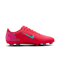 Nike Mercurial Vapor Club 16 Gras / Kunstgras Voetbalschoenen (MG) Rood Turquoise Roze