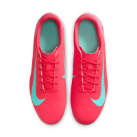 Nike Mercurial Vapor Club 16 Gras / Kunstgras Voetbalschoenen (MG) Rood Turquoise Roze