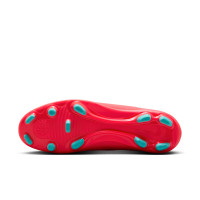 Nike Mercurial Vapor Club 16 Gras / Kunstgras Voetbalschoenen (MG) Rood Turquoise Roze