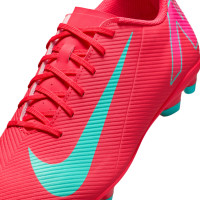 Nike Mercurial Vapor Club 16 Gras / Kunstgras Voetbalschoenen (MG) Rood Turquoise Roze