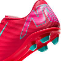 Nike Mercurial Vapor Club 16 Gras / Kunstgras Voetbalschoenen (MG) Rood Turquoise Roze