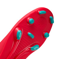 Nike Mercurial Vapor Club 16 Gras / Kunstgras Voetbalschoenen (MG) Rood Turquoise Roze