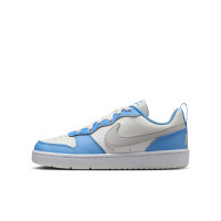 Nike Court Borough Low Recraft Sneakers Kids Wit Lichtblauw Lichtgrijs