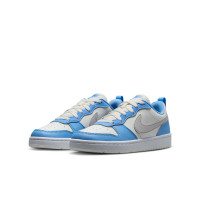 Nike Court Borough Low Recraft Sneakers Kids Wit Lichtblauw Lichtgrijs