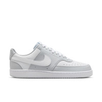 Nike Court Vision Sneakers Low Lichtgrijs Wit