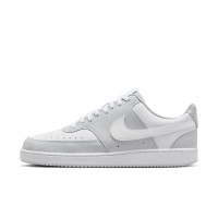 Nike Court Vision Sneakers Low Lichtgrijs Wit