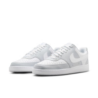 Nike Court Vision Sneakers Low Lichtgrijs Wit