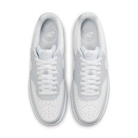 Nike Court Vision Sneakers Low Lichtgrijs Wit