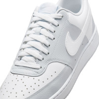 Nike Court Vision Sneakers Low Lichtgrijs Wit