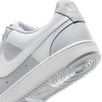 Nike Court Vision Sneakers Low Lichtgrijs Wit