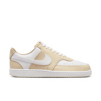 Nike Court Vision Sneakers Low Lichtbruin Wit
