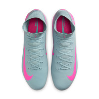Nike Zoom Mercurial Superfly Pro 10 Gras Voetbalschoenen (FG) Lichtblauw Felroze
