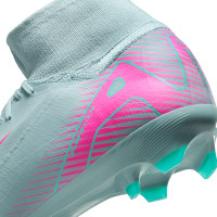 Nike Zoom Mercurial Superfly Pro 10 Gras Voetbalschoenen (FG) Lichtblauw Felroze