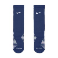 Nike Strike Short Football Socks Dark Blue White