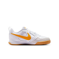 Nike Gato (IN) Kids Indoor Football Shoes White Gold Brown