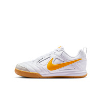 Nike Gato (IN) Kids Indoor Football Shoes White Gold Brown