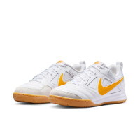 Nike Gato (IN) Kids Indoor Football Shoes White Gold Brown