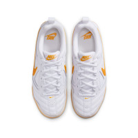 Nike Gato (IN) Kids Indoor Football Shoes White Gold Brown