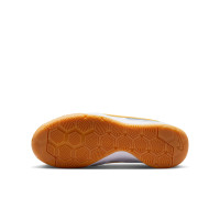 Nike Gato (IN) Kids Indoor Football Shoes White Gold Brown