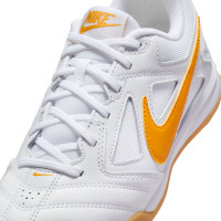 Nike Gato (IN) Kids Indoor Football Shoes White Gold Brown