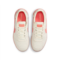 Nike Street Football Shoes Street Gato Kids White Light Pink Orange