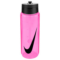 Nike TR Recharge Renew Straw Drinkfles 700ML Roze Zwart