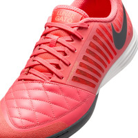 Nike Lunar Gato II Zaalvoetbalschoenen (IN) Lichtroze Oranje Donkergrijs
