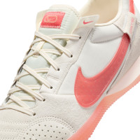 Nike Street Gato Straatvoetbalschoenen Wit Lichtroze Oranje