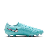 Nike Tiempo Legend Elite 10 Gras Voetbalschoenen (FG) Lichtblauw Wit Felroze