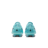 Nike Tiempo Legend Elite 10 Gras Voetbalschoenen (FG) Lichtblauw Wit Felroze