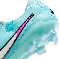 Nike Tiempo Legend Elite 10 Gras Voetbalschoenen (FG) Lichtblauw Wit Felroze