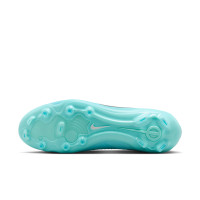 Nike Tiempo Legend Pro 10 Gras Voetbalschoenen (FG) Lichtblauw Wit Felroze