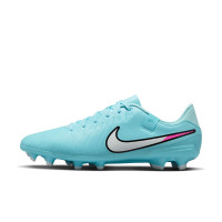Nike Tiempo Legend Academy 10 Gras / Kunstgras Voetbalschoenen (MG) Lichtblauw Wit Felroze