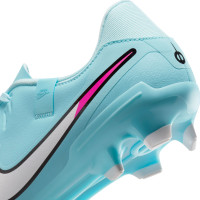 Nike Tiempo Legend Academy 10 Gras / Kunstgras Voetbalschoenen (MG) Lichtblauw Wit Felroze