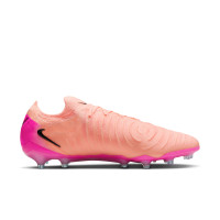 Nike Phantom GX Elite II Kunstgras Voetbalschoenen (AG) Zalmroze Felroze Zwart