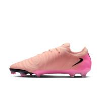 Nike Phantom GX Elite II Gras Voetbalschoenen (FG) Zalmroze Felroze Zwart