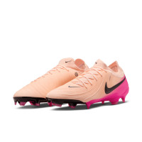 Nike Phantom GX Pro II Gras Football Boots (FG) Salmon Pink Hot Pink Black